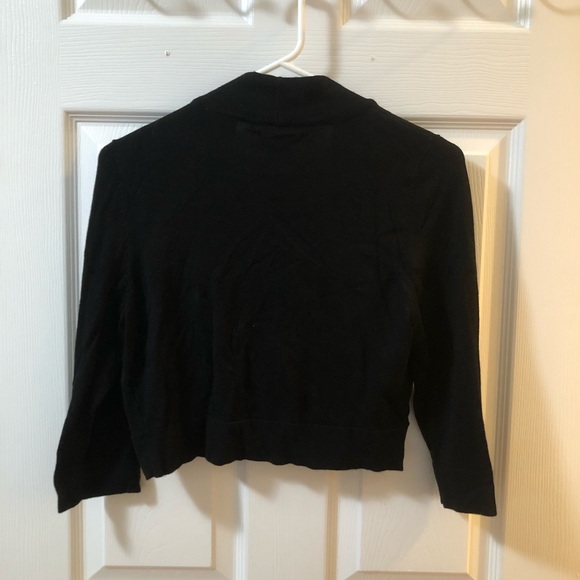 Cropped long sleeve cardigan - Picture 2 of 4
